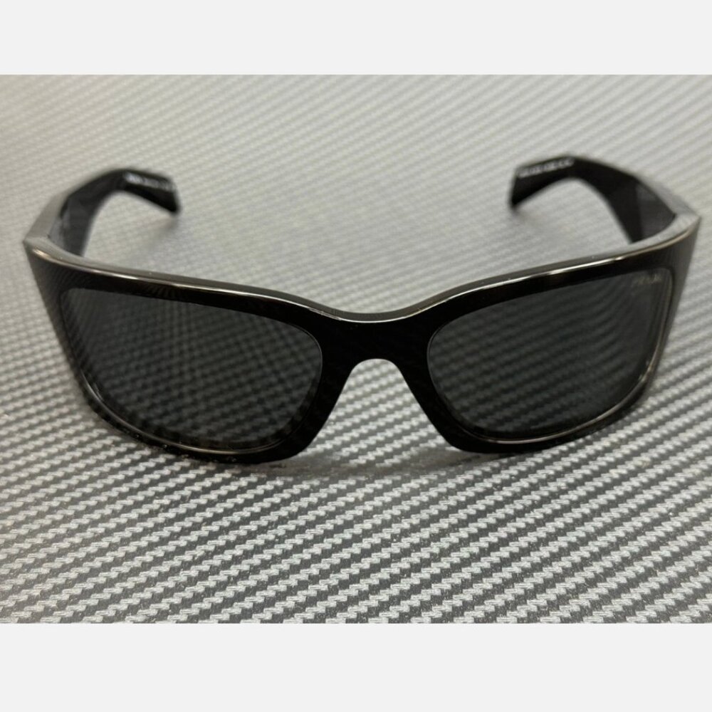 PRADA 60mm Black Dark Grey Men's Sunglasses - Picture 2 of 5